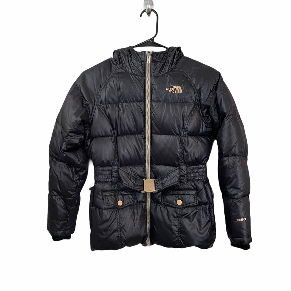 Girls goose down north face coat
